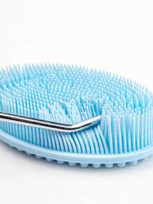 1 pezzo Spazzola esfoliante in silicone per il corpo, pratica spazzola da doccia per l'esfoliazione della schiena, rimuove lo sporco dalla schiena, spazzola multifunzione a doppia faccia