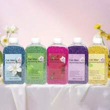 Pérolas Desodorizantes para Areia de Gato - Controle de Odor de Longa Duração para Caixas de Areia, Fragrância Fresca para o Lar (Frasco de 350ml, Múltiplas Fragrâncias Disponíveis) - Multicolorido - Visão 11