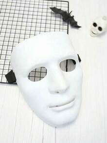 万圣节嘻哈V型死亡面具舞者白色嘻哈鬼步全脸派对化妆cos化妆舞会面具男女 - 彩色 - 查看 3