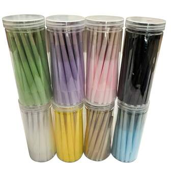 50 片超薄慢燃卷烟纸和预卷烟锥，非常适合顺滑吸烟