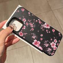 Soft Pink Plum Blossom Phone Case, Suitable For IPhone 16/15/14/13/12/X And Other Models, Available In Seven Colors, Light, Durable And Fashionable, Providing High-Quality Protection - 白色 - 查看 2