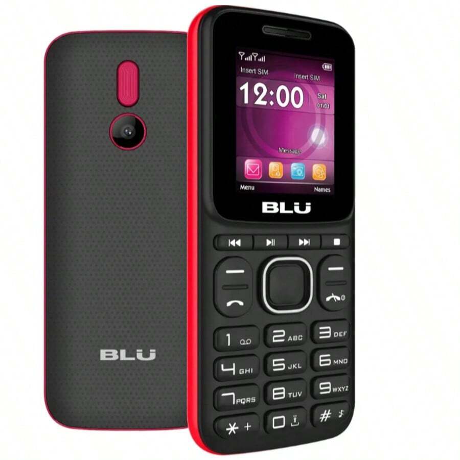 Celular Simples Blu Z4 Music Z253 2G Dual Sim 1.8" Rádio FM Lanterna Varias Cores - Vermelho - Visão 1