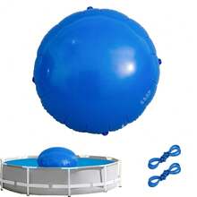 1pc Outdoor Swimming Pool Protective Inflatable Pillow, Suitable For Garden/Backyard Pools, Gardening Accessories/Tools, Effective Winter Pool Protection To Prevent Pool Cover Sinking, Cold-Resistant Pool Pillow, New Year/Birthday Gift