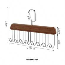 1pc Multi-Function Wardrobe Hanger Rack, Home Closet Organizer For Underwear, Belts, Scarves, Space-Saving Hanging Accessory Organizer