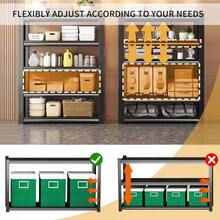 Living Room Bookshelf 5Tiers Book Shelf With Adjustable Shelves Lightweight Metal Bookshelves Easy To Install Storage Unit Modern Industrial Shelves Black 31.5 W*11.8 D*63 H - 5tier315W118D63H - 查看 5