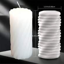 1 件最优惠蜡烛制作用品 - 可重复使用的蜡烛模具、手工 DIY、创意礼品 - 彩色 - 查看 3