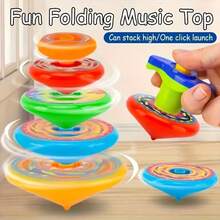 5 Pcs Colorful Spinning Multi-Layer Spinning Toy To Play And Battle, 5 Layers Stackable Spinning Toys Good Gift For Friends