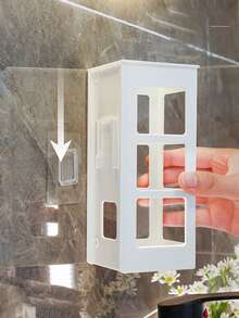 1/2 Minimalist Curling Iron Storage Rack, Comb Holder, Bathroom Wall Mount, Non-Hole Storage, Adhesive Backing, Makeup Organizer, Travel, Room Decor, Travel Essentials, Dressing Table Accessories, Bedroom Decor, Travel, Dressing Table Accessories