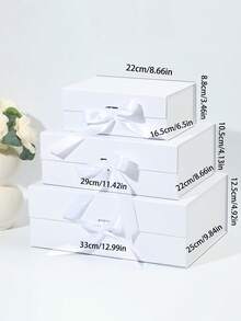 1 صندوق هدايا قابل للطي أحادي اللون، صندوق تغليف، صندوق هدايا للمناسبات، هدية متعددة الاستخدامات للعائلة والأصدقاء