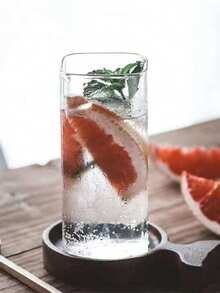 1 件方形玻璃杯，现代冰咖啡杯，独特的饮水杯，用于鸡尾酒、水、果汁的高球杯，多功能酒杯，晶莹剔透的酒吧用具，非常适合万圣节派对、感恩节、圣诞节礼物、新年、家庭厨房必需品（无吸管） - 無色 - 查看 14