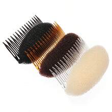 Hiibaby® 2pcs BUMP IT UP Volume Inserts Do Beehive Hair Styler Insert Tool Hair Comb Beige - As Pic - View 4