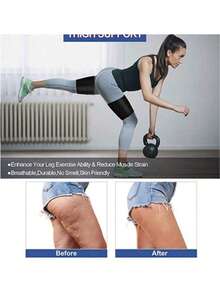 1pc Unisex Leg Trainer, Thigh Trimmer, Fitness Sauna Leg Belt, Adjustable Thigh Shaper