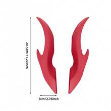 Car Cool Dragon Horn 3D Body Decoration Sticker, Creative Roof Decoration Sticker, EVA Material Car Exterior Decoration Christmas Gift