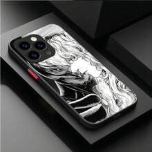 Funda de teléfono de anime  Comics compatible con  16E 16 15 11 14 13 12 Pro Max X XR XS 7 8 Plus SE4 SE 2020, funda mate a prueba de golpes, compatible con funda de  17, funda de  17 Pro, funda de  17 Pro Max - 1 - Ver 9