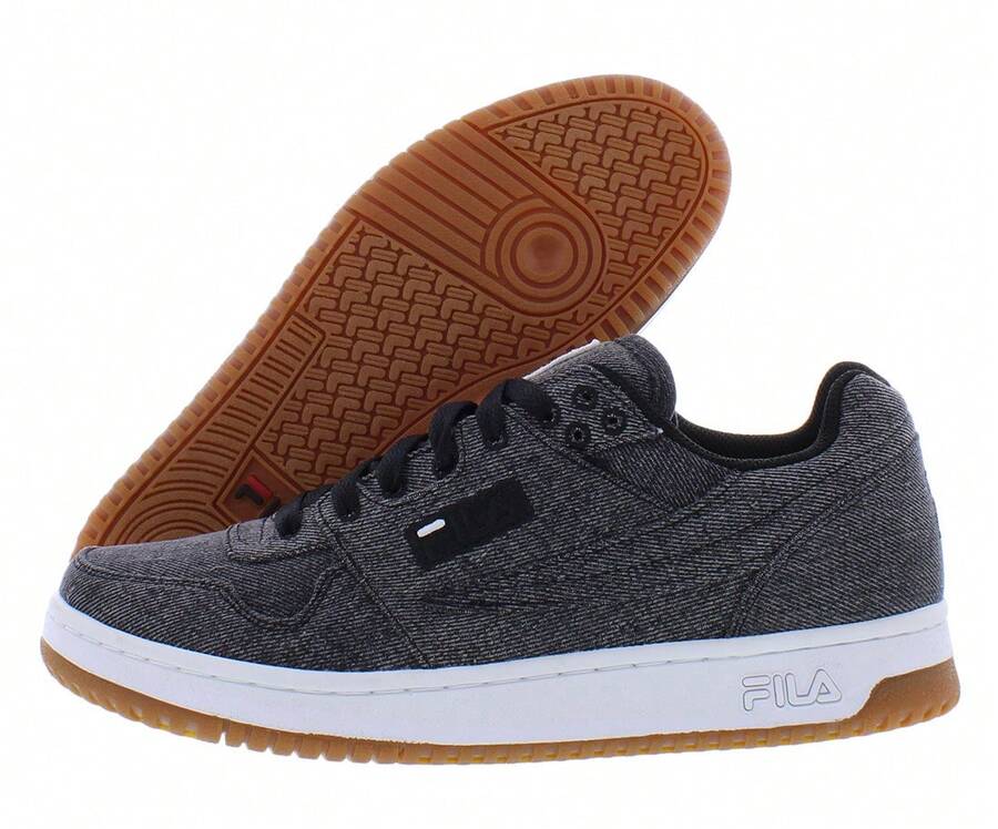 Fila T-2  Denim Mens Shoes - màu đen - Xem 1
