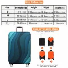 Túi bảo vệ hành lý co giãn, phù hợp với vali 18-32 inch, túi co giãn họa tiết máy bay, vỏ bọc hành lý, vỏ bọc vali kéo, phụ kiện du lịch, vỏ chống bụi cho hành lý, vật dụng cần thiết cho du lịch, công tác và nghỉ dưỡng. - Nhiều màu - Xem 2