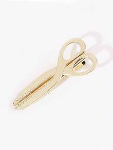 1 Piece Of Scissors And Comb Shaped Metal Hair Clip, Creative And Interesting Girls Hair Accessories, Cute Claw Clip, Hair Clip, Claw Clips, Hair Claws, Hair Slide, Hair Barrettes