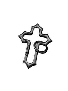 Colgante de llavero con cruz de Jesús de acero inoxidable - Amuleto para coche/bolso lleno de fe, regalo cristiano elegante, adecuado para la escuela, la iglesia y el uso diario, llavero duradero con símbolo religioso, accesorio unisex portátil que se puede colgar en la mochila, la billetera, el bolsillo y el espejo retrovisor del coche - Multicolor - Ver 17