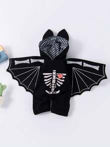 1pc Halloween Dog Costume, Funny Transformation Outfit For Small Dogs, Poodle, Cats, Creative Pet Apparel Halloween Halloween Costumes