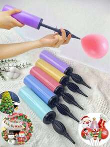1pc/3pcs/Set Portable Hand-Held Balloon Inflator Pump, Manual Air Blower For Birthday Party, Celebration, Wedding, Balloons (Color Random) (Recommend Using The Large Size For Daily Use, Not Recommended To Use The Small Size In Large Quantities)