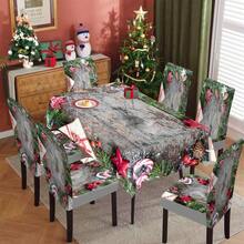 1/4/5/6/7/36 piezas Juego de fundas/cubiertas de silla con estampado de estrella de Navidad, bastón de caramelo, rama de pino, piña, adecuado para uso en interiores del hogar, restaurante, hotel, opción ideal para decoración diaria moderna. La funda elástica para silla es lavable y se ajusta a mesas de comedor cuadradas. - Multicolor - Ver 14