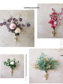 1/2pcs Nordic Style Wall Hanging Vase, Creative Wall Decor, Glass Hydroponics Vase, Floral Planter, Living Room Entrance Decoration, Home Decor, Hanging Vase, Modern Iron Frame, Dried Flower Vase, Wall Mounted Room Decor Glass Vase