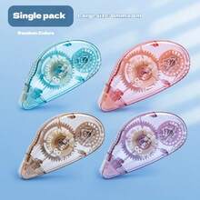 4个/套双面胶带卷轴，大号（宽0.8厘米*长5米），2025新款点状双面胶带，强力粘性胶带卷轴，适用于剪贴簿、家庭、学校、办公室、学生、手工爱好者 - 彩色 - 查看 10