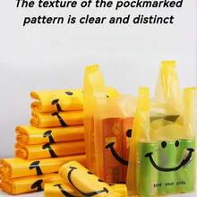 50 个带手柄的塑料 T 恤袋、礼品包装袋中的塑料袋 - 食品包装袋中的塑料袋 - 垃圾袋中的塑料袋 - 塑料袋 - 礼品袋塑料 - 食品塑料袋 - 购物袋塑料 - 大号塑料袋 - 饮料塑料袋 - 迷你袋塑料聚乙烯购物袋，用于杂货、蔬菜、水果、零食 - 方便，适用于超市、餐厅、零售店和家庭组织 - 綠色 - 查看 10