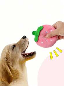 1 pieza/4 piezas Muñeco de peluche de mascota aleatorio y lindo en forma de plátano con sonido, adecuado para gatos y perros. Adorable set de muñecos de peluche para perros, muñeco de masticar para mascotas con sonido, material suave y duradero, para cachorros, gatitos que están creciendo y jugando, adecuado para mascotas de raza pequeña y mediana.