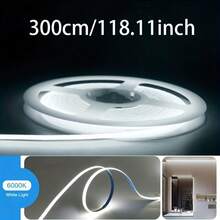 LQHZMYY 1 Set USB Powered COB LED Light Strip, 5V, Touch Control Dimmable, 3 Color Temperatures 3000K/4000K/6000K, Self-Adhesive Backing, Suitable For Birthday, Space Theme, Bedroom, TV Backlight, Vanity, Cabinet, Home Decor, Christmas, Halloween And Other Festivals - 彩色 - 查看 21