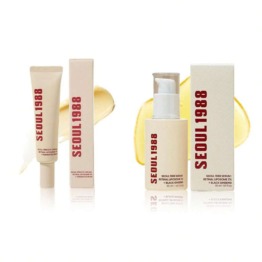 1Pc KOREA SEOUL1988 SERUM:RETINAL LIPOSOME 2%+BLACK GINSENG. Hydrates And Replenishes Moisture, Eliminates Signs Of Fatigue, Prevents Dryness, Brightens Skin Tone, Hydrates, Brightens, Deeply Moisturizes, Improves Elasticity, Smoothes Skin, Makes Skin Radiant, Improves Hydration, Repairs Isolation, Moisturizes And Controls Oil - Multicolor - View 1