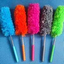 1pc Extendable Super Fine Fiber Duster, Reusable, Washable, Bendable Duster With Telescopic Handle, Suitable For Home And Office - Ideal For Cleaning Ceiling Fans, Windows And Furniture. Super Fine Fiber Extendable Manual Dust Cleaning Brush For Home Air Conditioner, Feather, Car And Furniture Cleaning - Multicolor - View 9