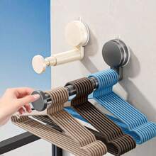 1 szt. Suszarka do ubrań z przyssawką, chowana, nie wymaga wiercenia, montowana na ścianie, łatwa w montażu, odpowiednia do łazienki, balkonu i salonu