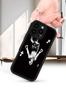 Selected SimplicityGothic Phone Case with Crosses-High end | Elegant | Yellow resistant and wear-resistant | Scratch resistant and drop resistant | Wholesale of phone cases - UV printing for iPh - Negro - Ver 4