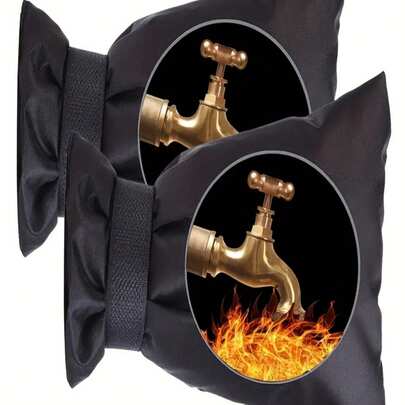 2/4 chiếc Nắp vòi ngoài trời cho mùa đông - Bảo vệ chống đóng băng mùa đông hạng nặng, Phù hợp với vòi của Hoa Kỳ/EU, Dễ dàng lắp đặt và tháo gỡ, Dùng cho vườn, hiên nhà, bãi cỏ - Lưu trữ ống nước tưới vườn, Vòi ngoài trời, Bộ vòi ngoài trời, Nắp vòi ngoài trời, Màu đen