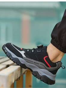 Scarpe di da uomo, scarpe con punta in acciaio traspiranti, stivali da lavoro leggeri con suola in EVA anti-perforazione, scarpe da lavoro nere anti-pressione e durevoli, scarpe protettive adatte per cantieri edili, magazzini, giardinaggio, fabbriche, lavori all'aperto, ecc. Scarpe sportive da donna, anti-schiacciamento, da trekking, anti-scivolo per viaggi, stivali da lavoro con punta in acciaio, stivali da costruzione e da indossare quotidianamente, stivali da lavoro, officina di forgiatura, scarpe di - nero - Visualizzare 7