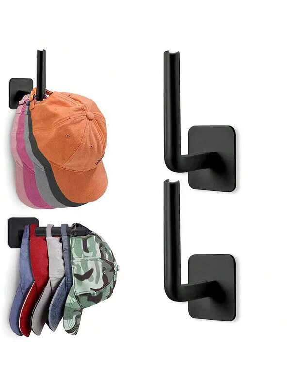 [Multi-Zweck Haken] 2 Stück/4 Stück L-förmige Multi-Zweck Haken | Material PP, einfach zu installieren, platzsparend, ohne Bohren, geeignet für Küche, Schlafzimmer, Wohnzimmer, Badezimmer und andere Kleidungsaufbewahrung, etc., Geschenke für Feiertage