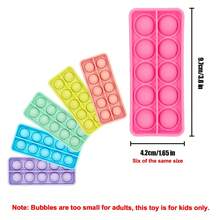 6 Peças Jogos de Matemática com Quadros Dez para Crianças, Brinquedos de Lógica e Pensamento, Aprendizagem Educacional de Matemática, Prática de Ensino com Reconhecimento de Cores, Jogos Interativos Pais-Filhos em Silicone Macio e Durável, Presentes para Idades 3+