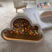 DIY Tulip Cloud Mirror Night Light Kit - USB-Powered LED, 20-Flower Display, Ideal For Bedroom Ambiance & Creative Gift For Teens, Couples, Friends - Manual Assembly Required - Multicolor - View 12
