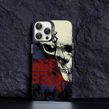 Funda de teléfono de anime caliente  Guts compatible con  16 15 14 13 12 11 Pro Max X XR XSMAX 8 7 Plus, funda trasera mate a prueba de golpes y anti-caída, compatible con funda de  17, funda de  17 Pro, funda de  17 Pro Max - z8 - Ver 12