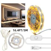 Dải đèn LED 50FT dùng nguồn USB, đèn chiếu sáng linh hoạt màu trắng ấm dùng cho đèn nền TV, phòng ngủ, phòng khách, Halloween, bàn làm việc, du lịch, cắm trại, tiệc tùng - Bao gồm nguồn sáng chụp đèn bằng nhựa, đồ trang trí Halloween, đồ trang trí Giáng sinh, quà tặng Giáng sinh, đồ trang trí Giáng sinh - Trắng ấm - Xem 9