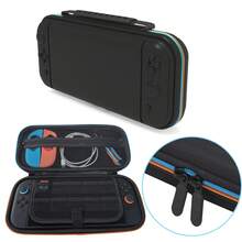 2 Storage Case, Holds Console, Joy-Con Controllers And Game Cartridges - Black - View 8