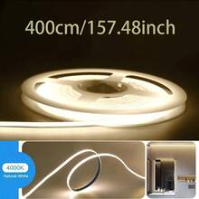 LQHZMYY 1 Set USB Powered COB LED Light Strip, 5V, Touch Control Dimmable, 3 Color Temperatures 3000K/4000K/6000K, Self-Adhesive Backing, Suitable For Birthday, Space Theme, Bedroom, TV Backlight, Vanity, Cabinet, Home Decor, Christmas, Halloween And Other Festivals - 彩色 - 查看 14