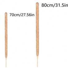 1 pieza/2 piezas Postes de musgo flexibles para plantas, plantas Monstera, soporte para plantas trepadoras, plantas de interior, plantas en maceta, estantes de soporte - marrón - Ver 9