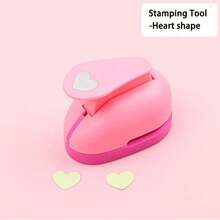 1-Piece Embossed Tool, Puncher, Creative DIY Flower-Shaped Puncher, Children's Craft Materials, Smart And Labor-Saving Flower-Shaped Machine, Suitable As A Holiday Gift For Classmates, Friends, And Family