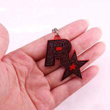 Llavero del desarrollador de juegos R Star Grand Theft Auto - plata - Ver 4
