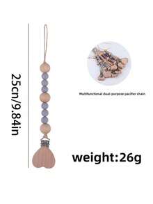 1 Personalized Pacifier Clip Custom Baby Pacifier Clip DIY Custom Name Mouth Clip Mouth Chain - Friend Gift/Comfort Gift/Wooden Chain Gift/Holiday Gift/Birthday Gift/New Year Gift, First Gift, Super Cute ,Sequins Colorful,Cute,Adorable,Funny,Kawaii Custom,Personalized,Unique,Customized Ideal Gifts For Him