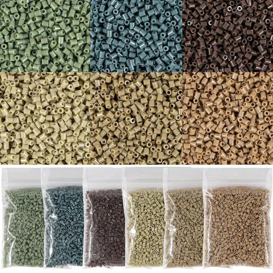 2000颗2.6毫米迷你熔珠像素拼图铁珠熔珠DIY高品质手工礼品益智玩具 - 拼豆豆 - 查看 1