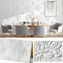 20 片 3D 墙砖贴纸，泡沫自粘防撞墙纸，防水天花板贴纸，易于粘贴和撕下，易于清洁和切割，适用于厨房、客厅、浴室、走廊 - 彩色 - 查看 1