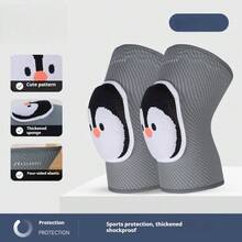 1pc Soft & Breathable Thick Knee Pads, 4-Way Stretch For Dance, Jumping Rope, Running, Kneeling To Prevent Falling - Multicolor - View 2